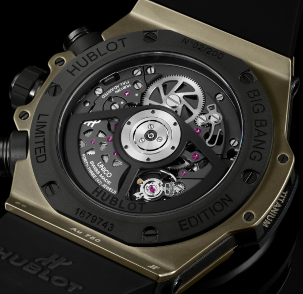 Hublot Unveils Limited-Edition Big Bang Unico Full Magic Gold Watch